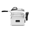 Friteuse semi-pro K-Fry avec vitre 2100W 3L Inox - KITCHENCOOK - KFRYINOX