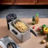 Friteuse semi-pro K-Fry avec vitre 2100W 3L Inox - KITCHENCOOK - KFRYINOX