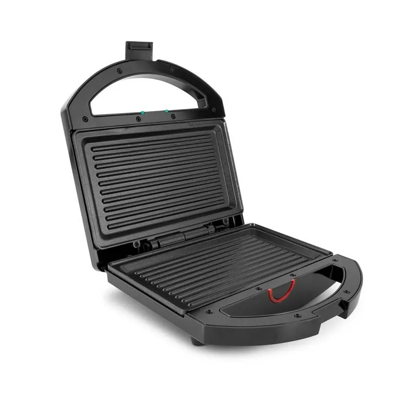 Grill panini électrique 750W 22,5x16 cm Noir - KITCHENCOOK - KGRILL