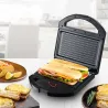 Grill panini électrique 750W 22,5x16 cm Noir - KITCHENCOOK - KGRILL