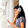 Casque stéréo Bluetooth 5.3 Blanc - DYNABASS - DBX300WHITE