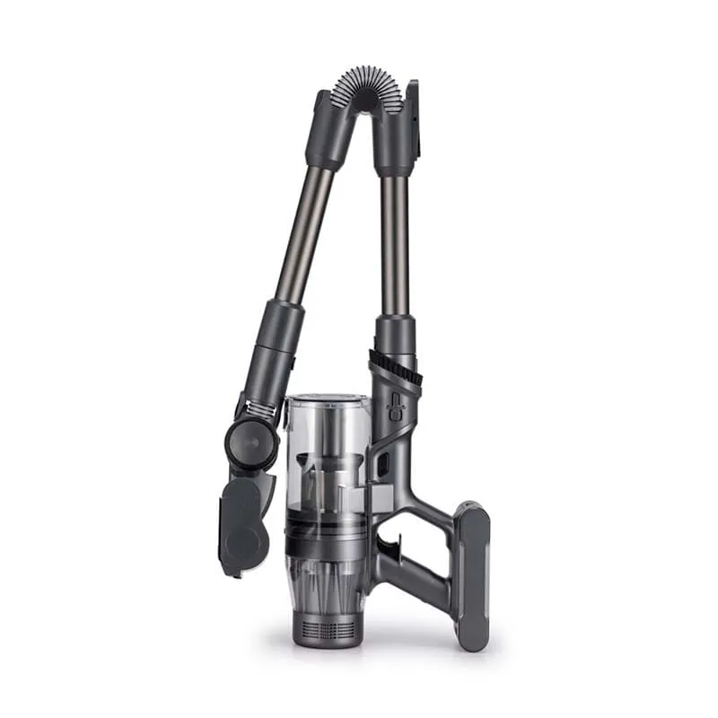 Aspirateur balai sans fil tube pliable 550W Gris - SCHNEIDER - SCHV55P
