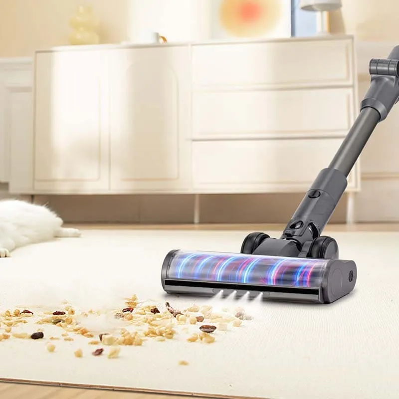Aspirateur balai sans fil tube pliable 550W Gris - SCHNEIDER - SCHV55P