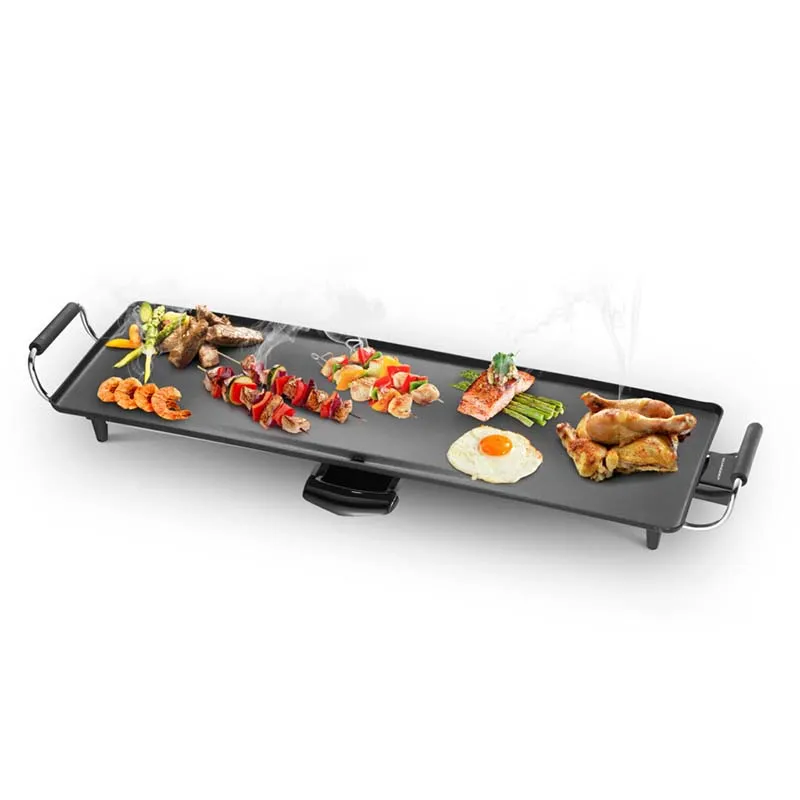 Plancha électrique XXL 1800W Noir - SCHNEIDER - ECLATD’ETE
