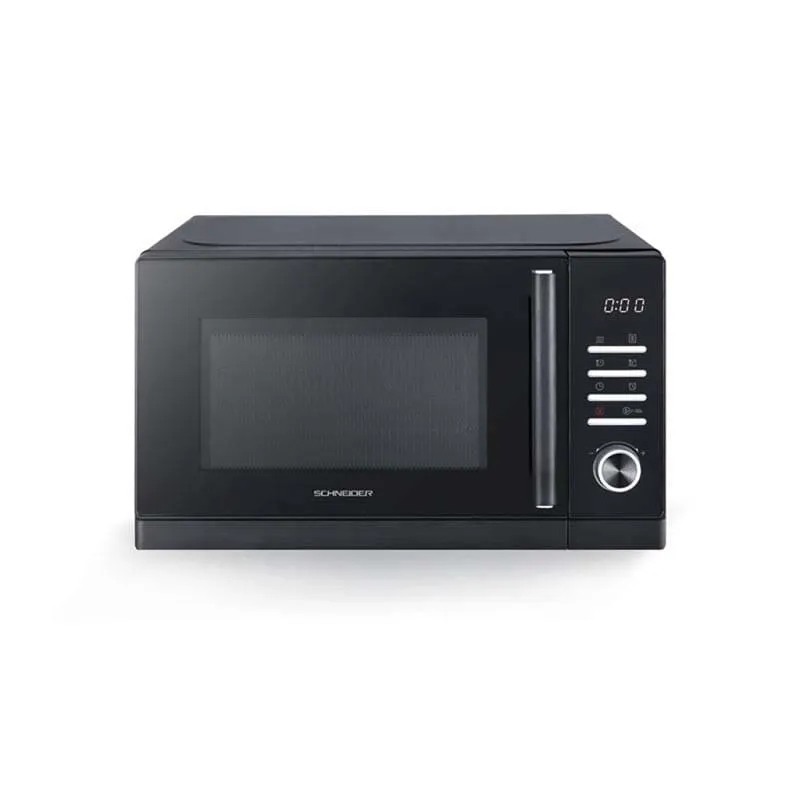 Micro-ondes solo digital 900W 25L Noir - SCHNEIDER - SCMW2125SDB