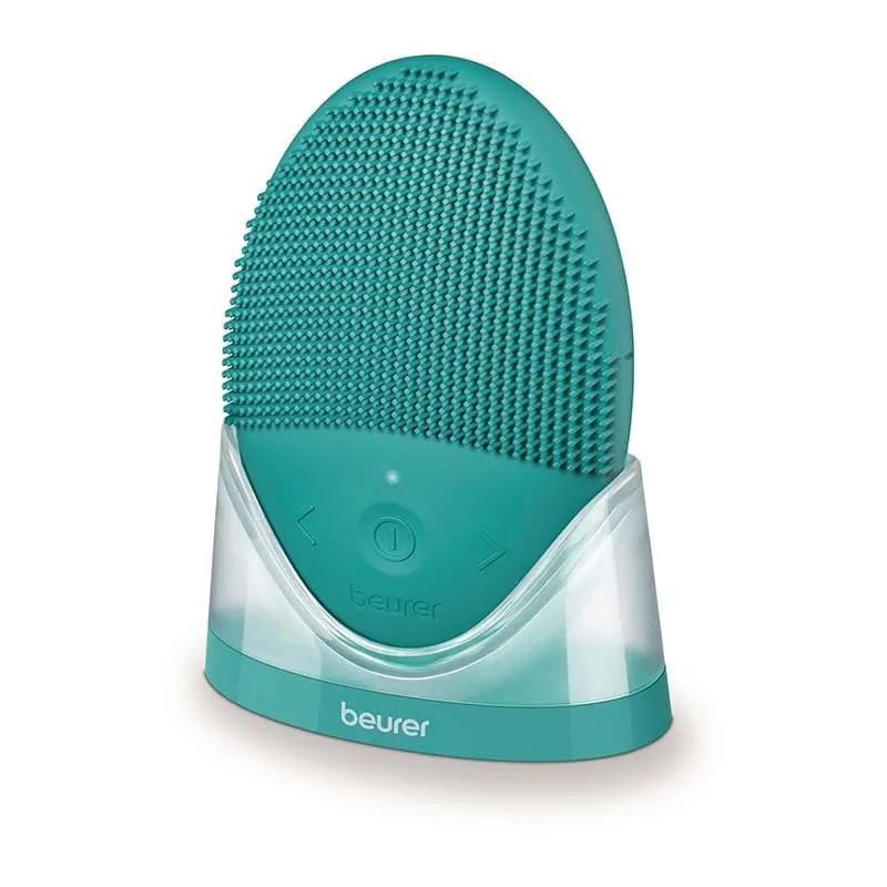 Brosse vibrante visage en silicone 5W Bleu turquoise - BEURER - FC52 LAGUNA