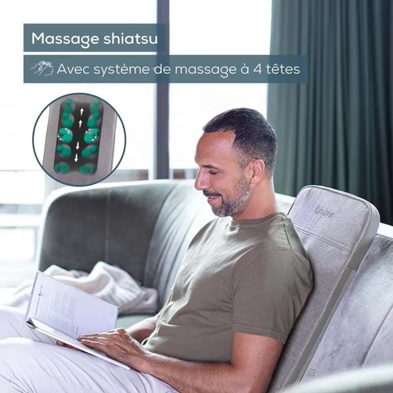 Housse de siège massant Shiatsu Gris - BEURER - MG202