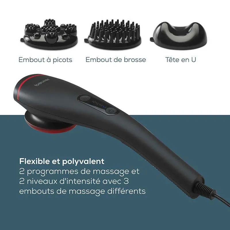 Appareil de massage avec fonction chauffante Noir - BEURER - MG24