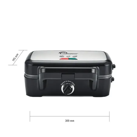 Gaufrier multifonction Speed’n Mixt 1200W Noir - LITTLE BALANCE - LB8368