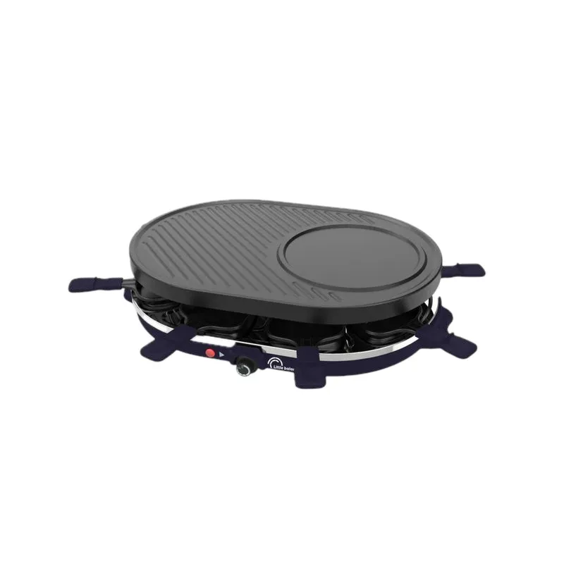 Appareil à raclette Multi Cheese 8 1200W Bleu nuit - LITTLE BALANCE - LB8749