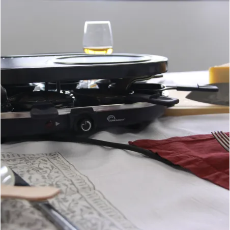 Appareil à raclette Multi Cheese 8 1200W Bleu nuit - LITTLE BALANCE - LB8749