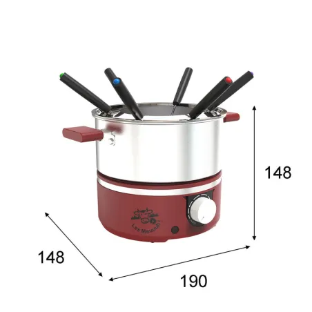 Appareil à fondue Little Fondue Meuuuuh 650W 1,8L Piment - LITTLE BALANCE - LB8962