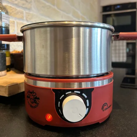 Appareil à fondue Little Fondue Meuuuuh 650W 1,8L Piment - LITTLE BALANCE - LB8962