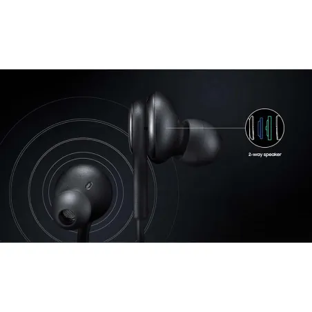 Écouteurs intra-auriculaires filaires 3,5 mm Noir - SAMSUNG - SAMSUNG7324