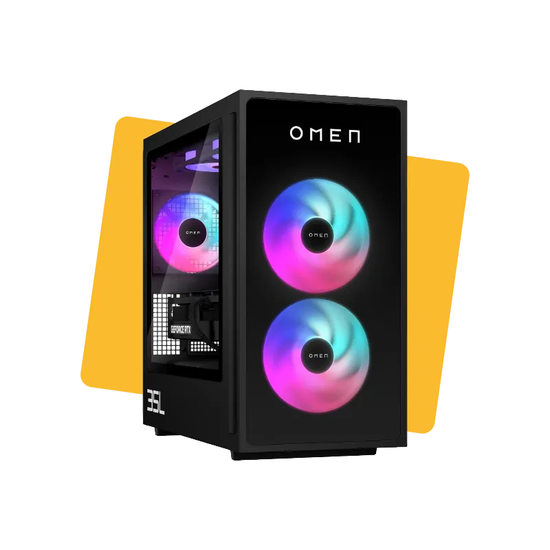 Tour PC gamer OMEN Intel core i7 14700F 32Go/1To Nvidia Geforce RTX 5070 Windows 11 noir - HP - HPOMENBC5K7EA