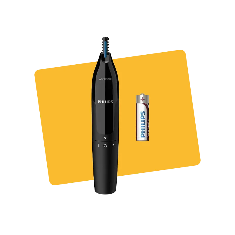 Tondeuse pour nez et oreilles Nose trimmer 1000 serie Noir - PHILIPS - NT1650/16