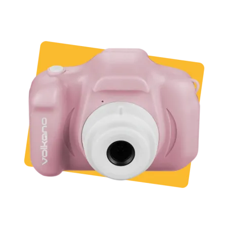 Mini appareil photo rose - VOLKANO - CAMVK10023PK
