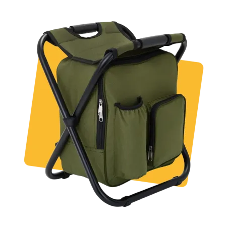 Sac à dos isotherme et chaise de camping pliable (SEP140) - LIVOO