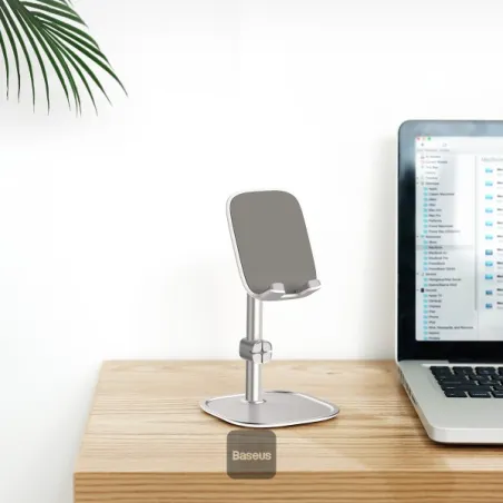 Support de bureau pour smartphone et tablette Argent - BASEUS - BAS288010