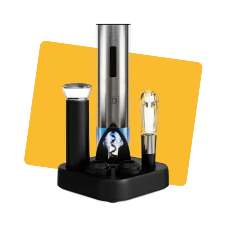 Coffret sommelier tire-bouchon électrique 6 en 1 - SAUVIGNON