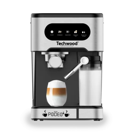 Machine à café expresso et mousseur à lait  - TECHWOOD - CAFTCA2081EXNTECH