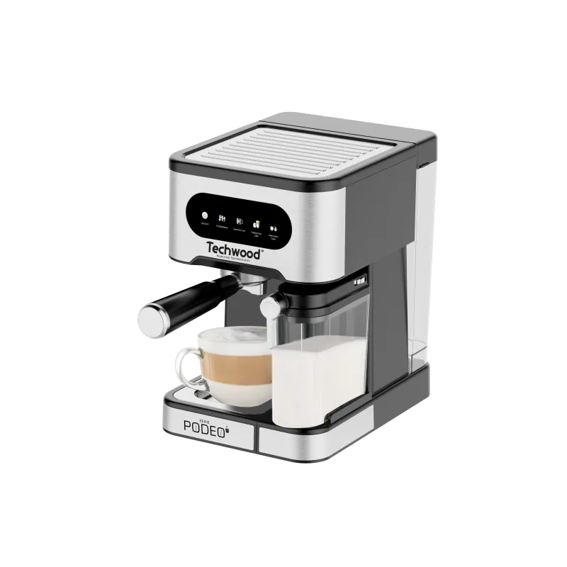 Machine à café expresso et mousseur à lait  - TECHWOOD - CAFTCA2081EXNTECH