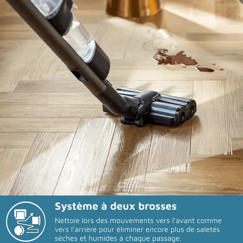 Aspirateur balai laveur AquaTrio Série 9000 - PHILIPS - XW9463/11