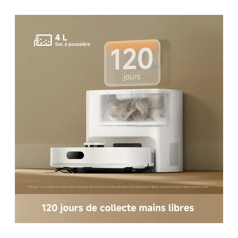 Aspirateur robot laveur D20 Air Plus blanc - DREAME - D20AIRPLUSWH