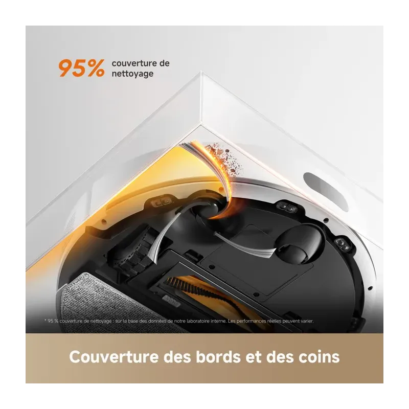 Aspirateur robot laveur D20 Air Plus blanc - DREAME - D20AIRPLUSWH