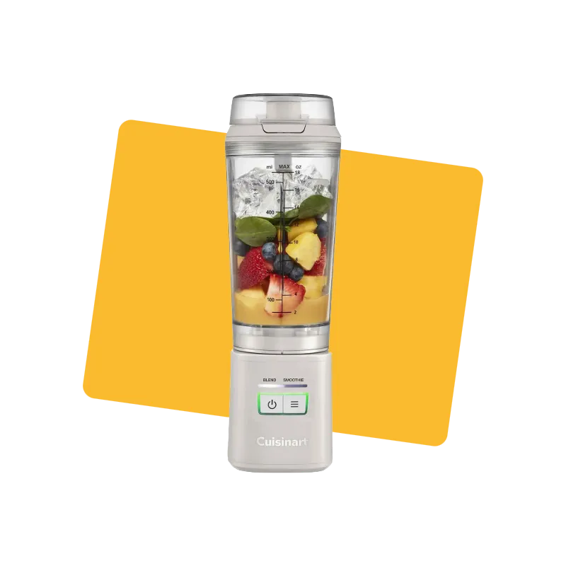Blender portable Blast &Go 500ml 120W beige - CUISINART - PBL100E