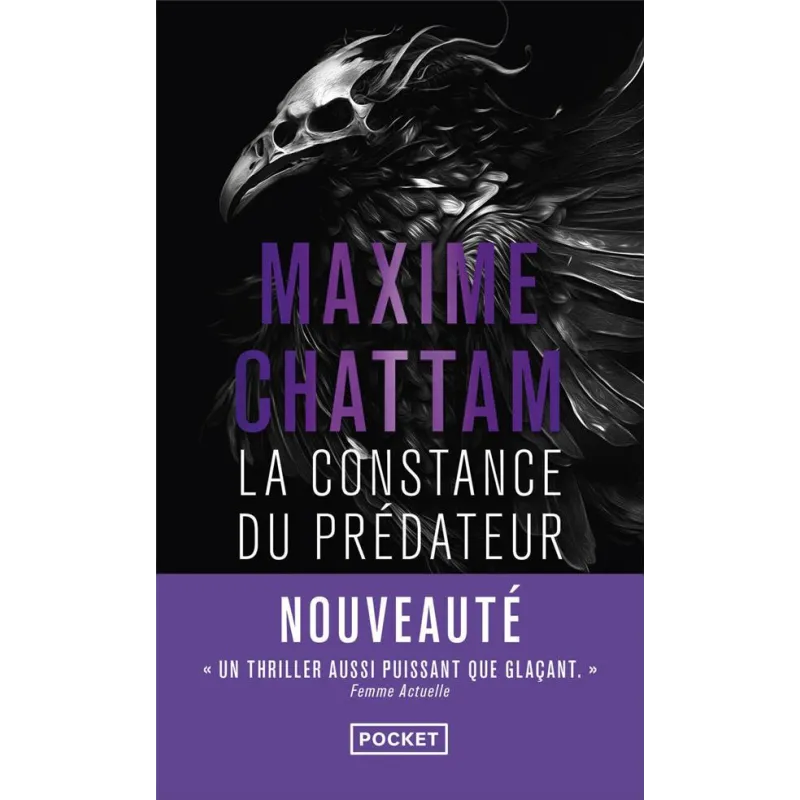 La constance du prédateur - Maxime Chattam - Pocket - Poche - ravate.com librairie reunion