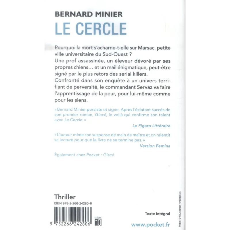 Le cercle - Bernard Minier - Pocket - Poche - ravate.com librairie reunion