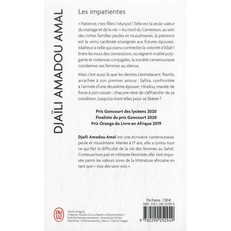 Les impatientes - Djaïli Amadou Amal - J - ravate.com librairie reunion