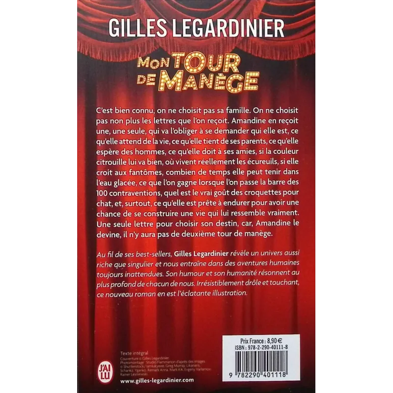 Mon tour de manège - Gilles Legardinier - J - ravate.com librairie reunion