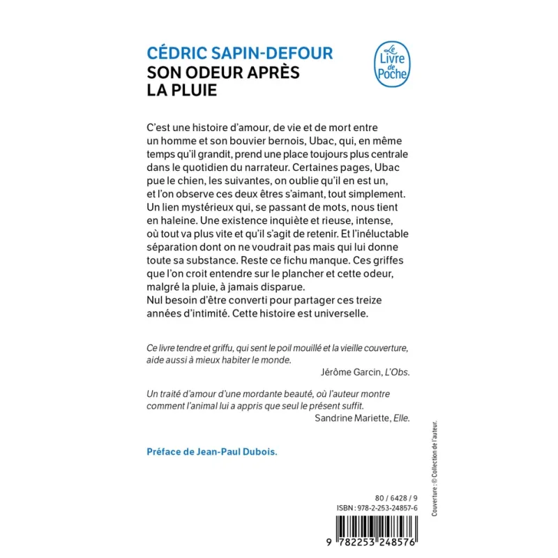 Son odeur après la pluie - Cédric Sapin-Defour - Le Livre de Poche - Poche - ravate.com librairie reunion