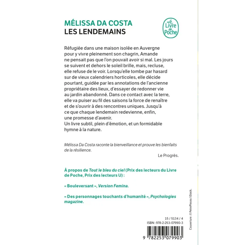 Les lendemains - Mélissa Da Costa - Le Livre de Poche - Poche - ravate.com librairie reunion