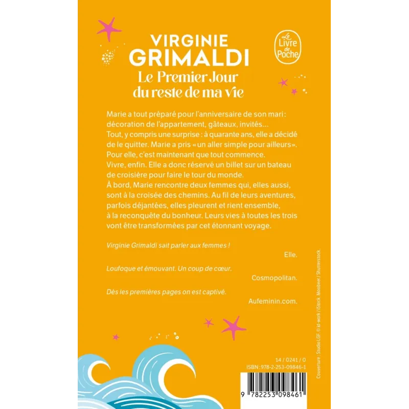 Le premier jour du reste de ma vie - Virginie Grimaldi - Le Livre de Poche - Poche - ravate.com librairie reunion