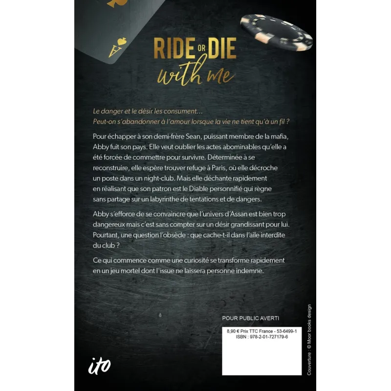 Ride or die with me - Anita Rigins - HLAB - Poche - ravate.com librairie reunion
