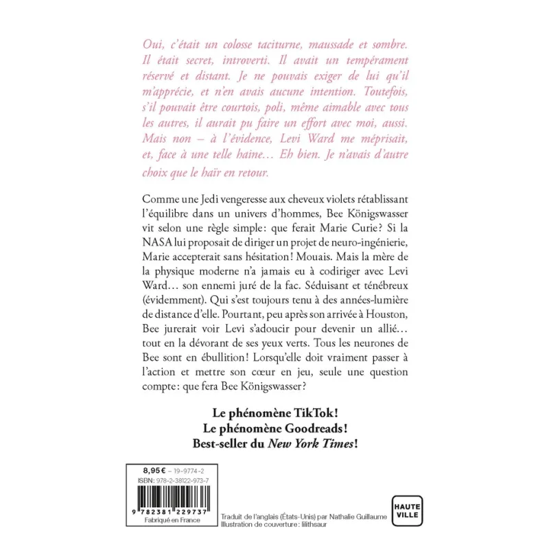 Love On The Brain - Ali Hazelwood - Éditions Hauteville - Poche - ravate.com librairie reunion