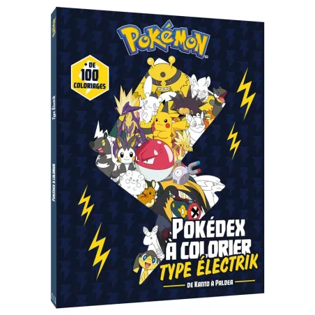 Pokémon : Pokedex à colorier : Type Électrik De Kanto à Paldea