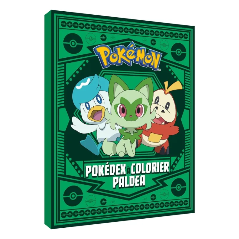 Pokémon : Pokédex à colorier Paldea - Collectif - Hachette Jeunesse - Grand format - ravate.com librairie reunion