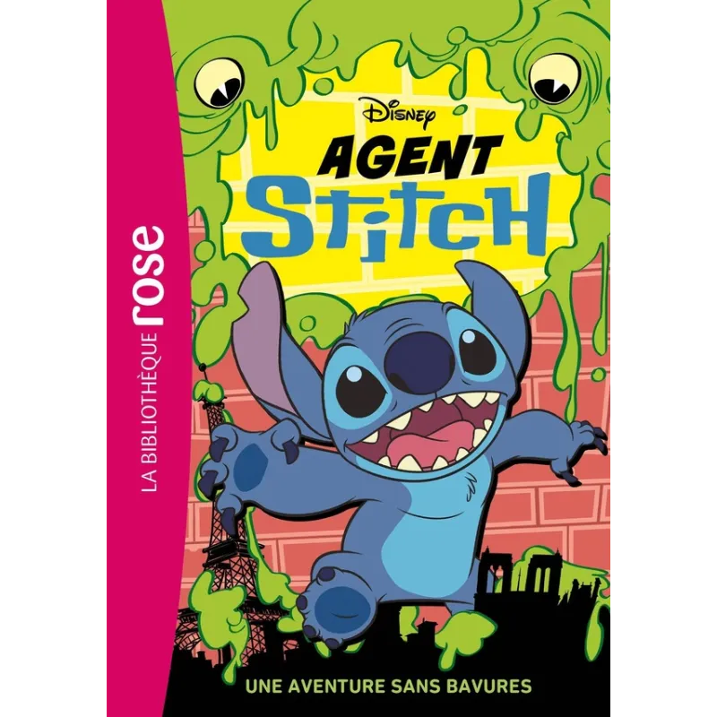 Agent Stitch Tome 1 : une aventure sans bavures - Disney - Hachette Jeunesse - Poche - ravate.com librairie reunion