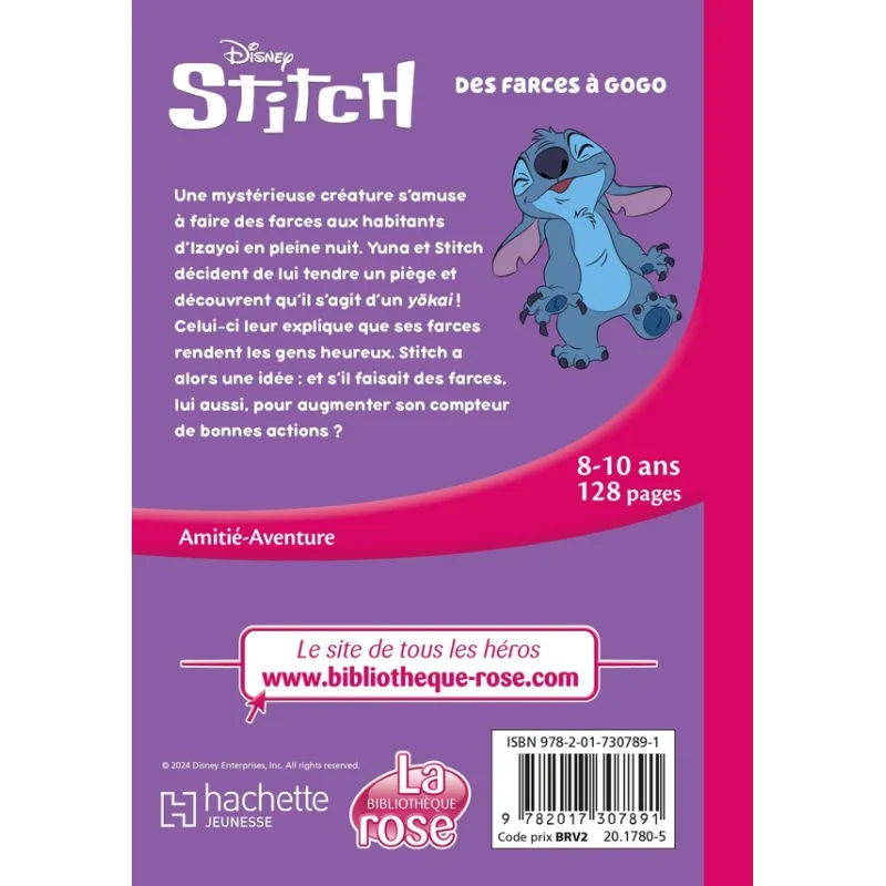 Stitch Tome 9 : Des forces à gogo - Disney - Hachette Jeunesse - Poche - ravate.com librairie reunion