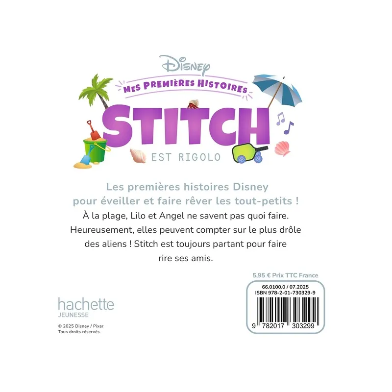 Mes premières histoires : Stitch est rigolo - Disney - Disney Hachette - Grand format - ravate.com librairie reunion