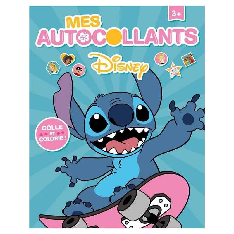 Mes autocollants : Stitch - Disney - Disney Hachette - Papeterie / Coloriage - ravate.com librairie reunion