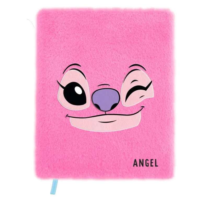 Stitch : Le carnet fourrure : Angel - Disney - Disney Hachette - Papeterie / Coloriage - ravate.com librairie reunion