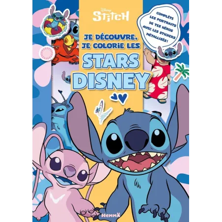 Je découvre, je colorie les stars Disney : Disney Stitch