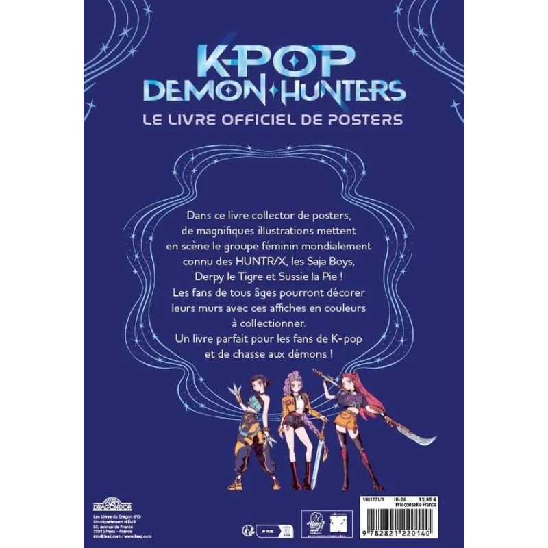 KPop Demon Hunters : Le livre officiel de posters - Collectif - Les Livres du Dragon d - ravate.com librairie reunion