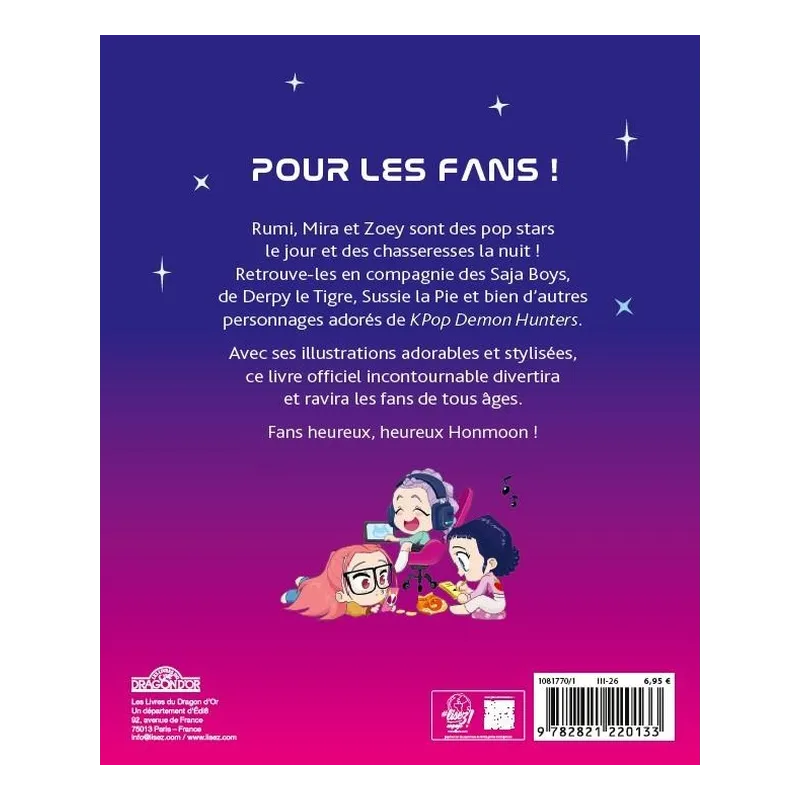 KPop Demon Hunters : Pour les fans ! - Collectif - Les Livres du Dragon d - ravate.com librairie reunion