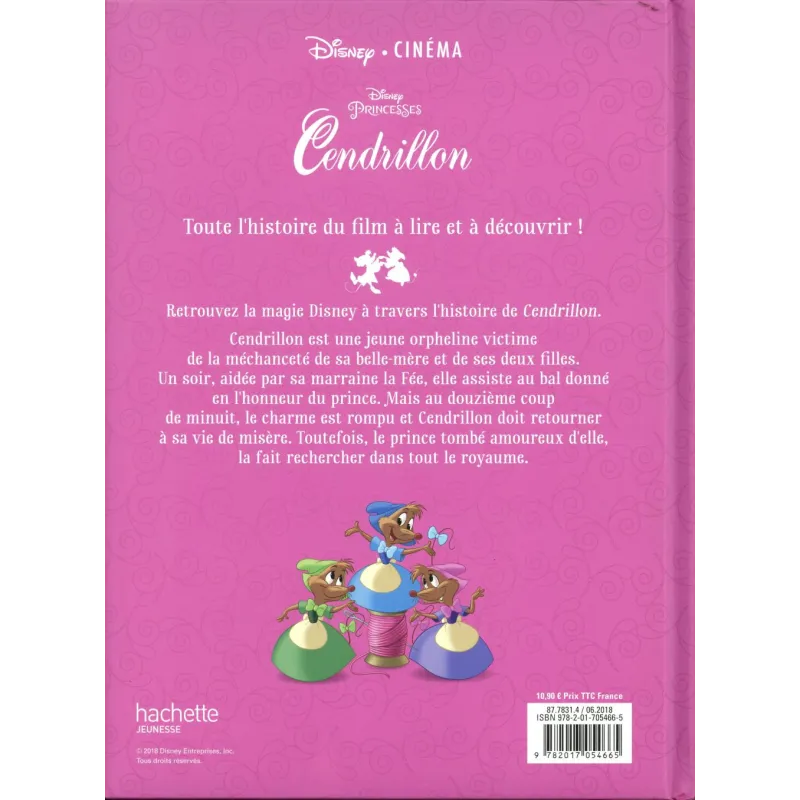 Cendrillon - Disney - Disney Hachette - Grand format - ravate.com librairie reunion